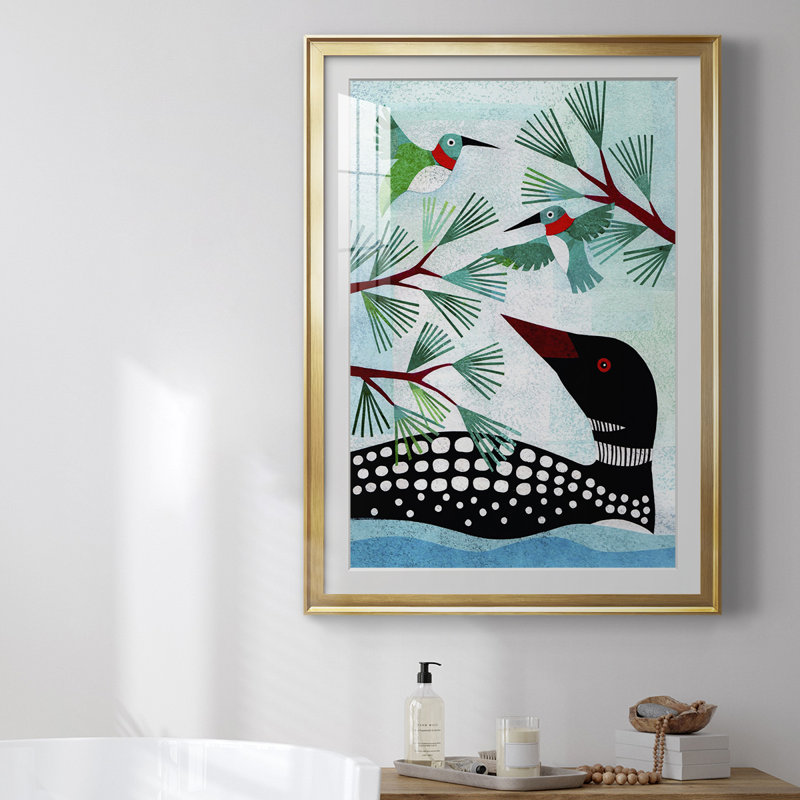 " Forest Creatures IX ", Gold Framed, 42.5" H x 30.5" W x 1" D