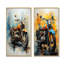 Voyage surréel - ensemble de 2 reproductions d'art sur toile-102584530-102584534