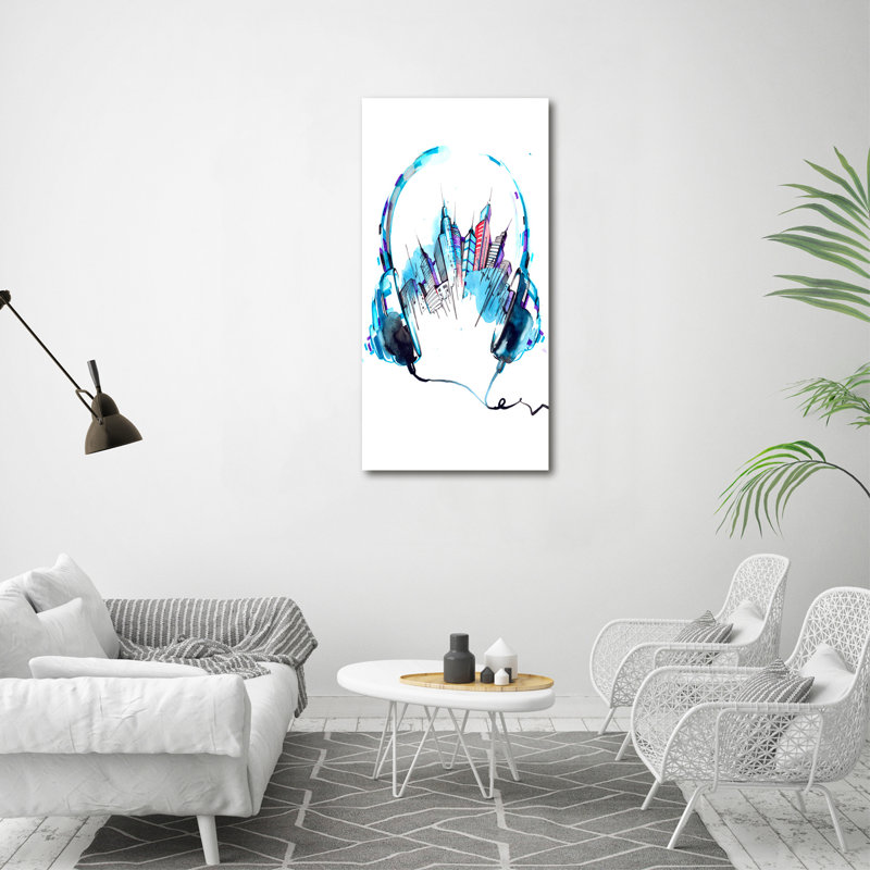 City Music - Wrapped Canvas Print
