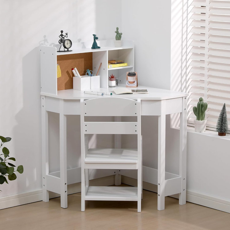 Ensemble de bureau et de chaise de coin pour enfants