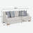 Marielle 88" Upholstered Sofa, Birch