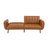 Lawon Vegan Leather Convertible Sofa Bed with USB Charging Ports