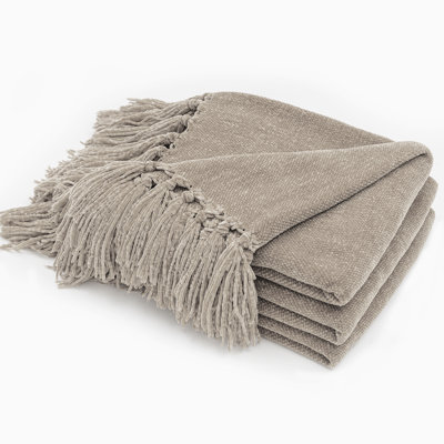 Soft Chenille Throw Blanket