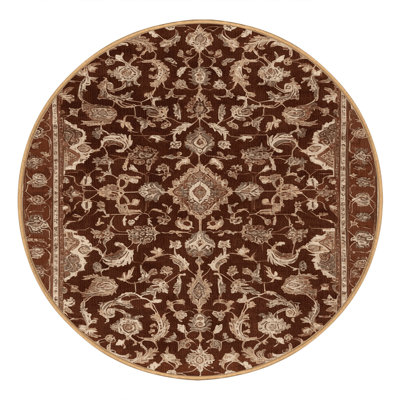 Tapis brun lavable à la machine