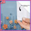 Rideaux de douche fleurs bleues extra long-2037433924