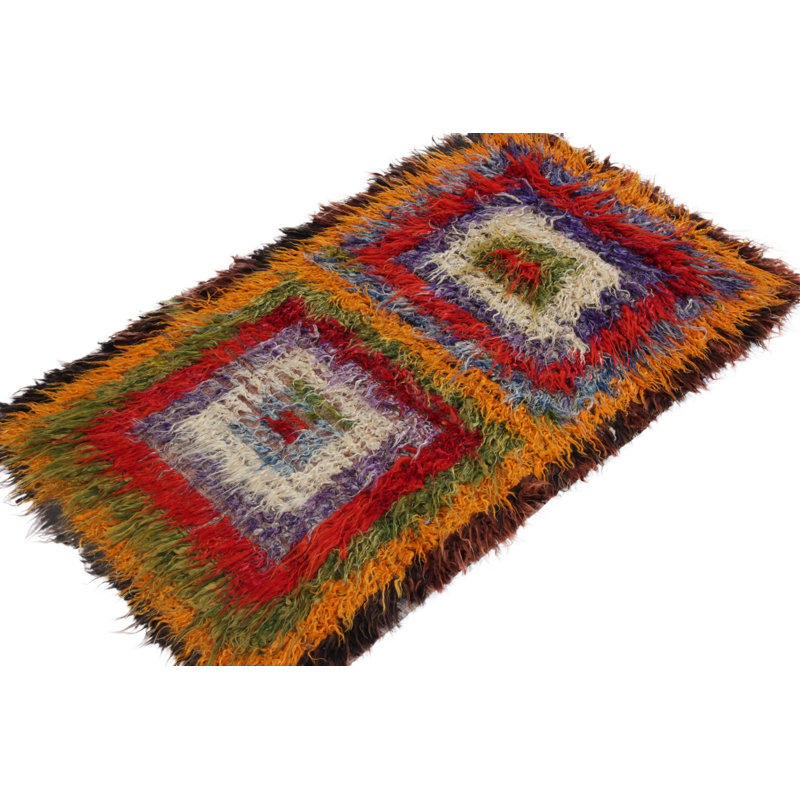 One-of-a-Kind 3'10" X 6'8" Hand Knotted Area Rug