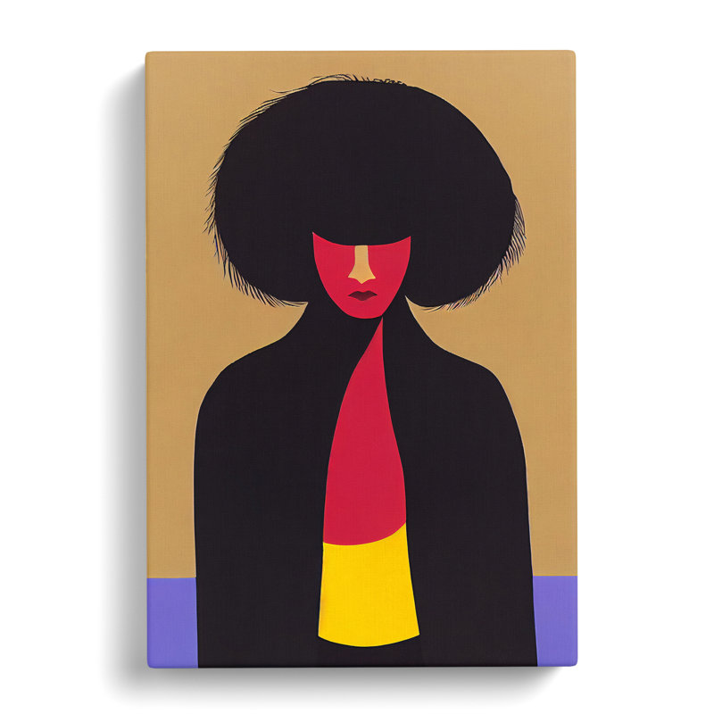 Unique Woman No.4 - Wrapped Canvas, 50cm H x 35cm W x 3cm D