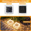 4-Pack Solar Ice Brick Lights