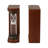 Aldarondo Decorative Hourglass Sand Timer Bookends - Modern Book Ends for Home, Bookshelf, or Desk Decor - Set of 2, 8", Brown-2111253686