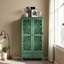 Armoire d'appoint en bois sculpté à 2 portes avec tiroir Anadia-1430720656