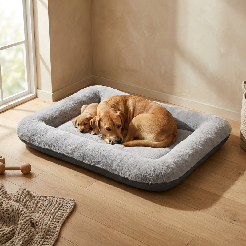 Lit orthopédique pour chien ComfyNest, 43.3" W, Gray