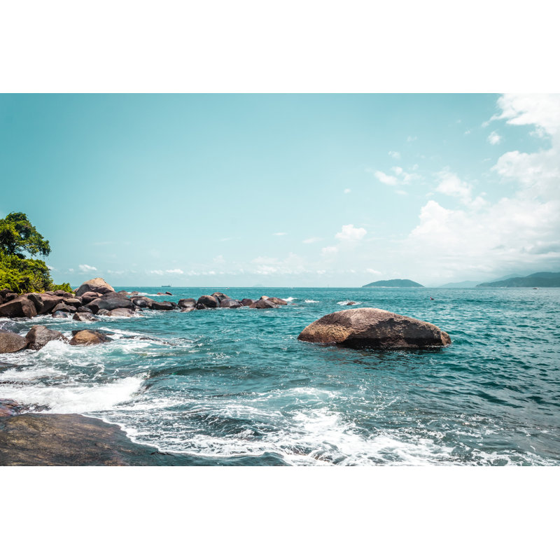 Rocky Beach by Inacioluc - Wrapped Canvas Print, 30cm H x 46cm W x 3.8cm D