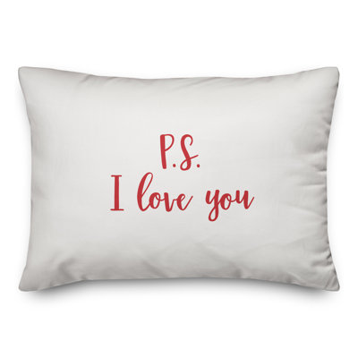  P.S. Coussin décoratif I Love You