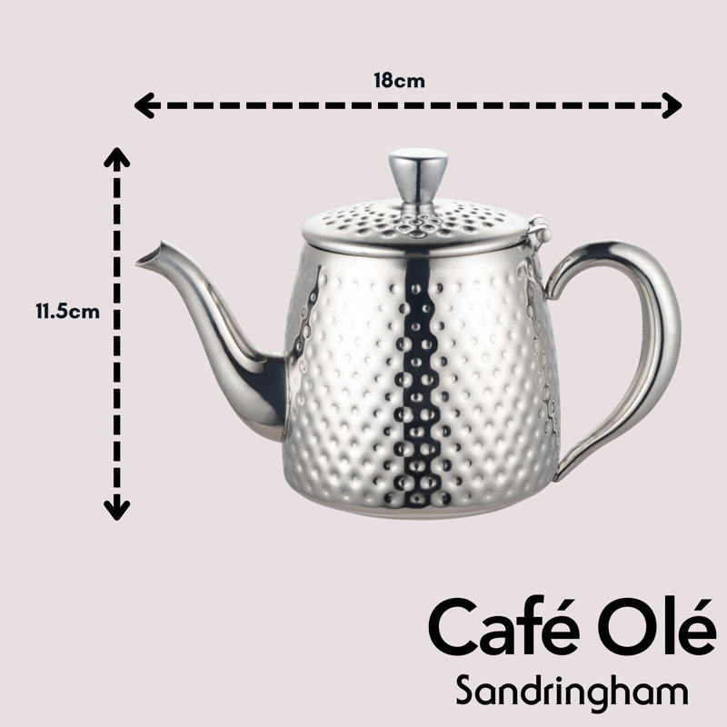 Grunwerg Café Olé Stainless Steel Dots, 0.5 L, Silver