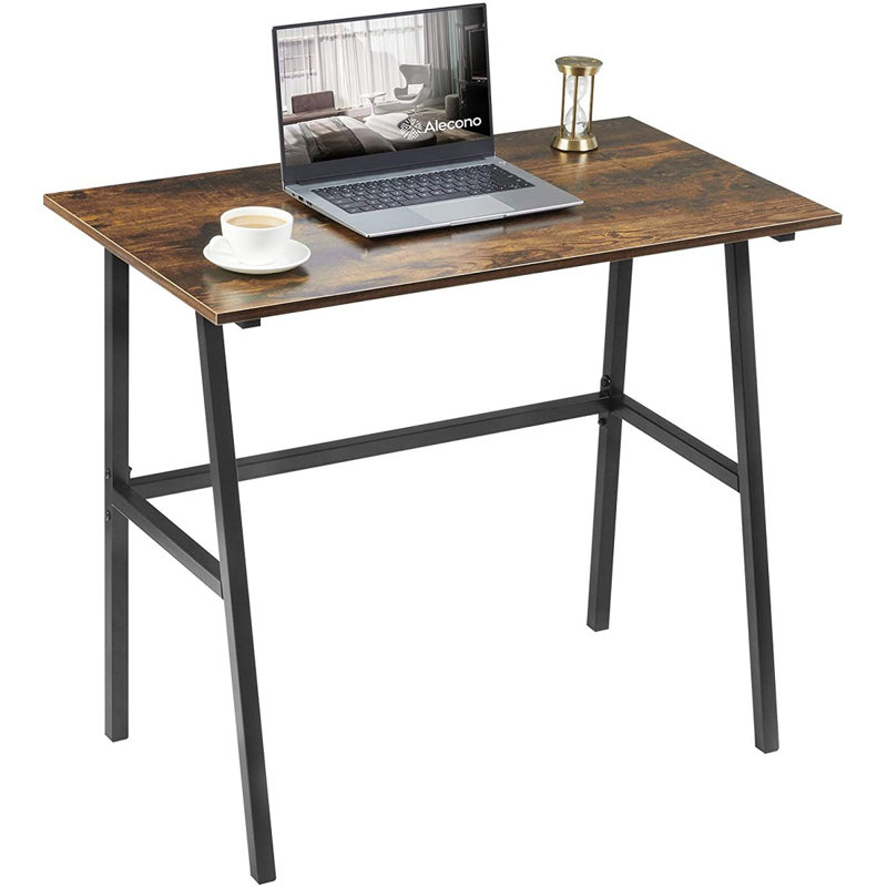Morter Steel Writing Desk, Brown