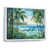 White Floater Framed