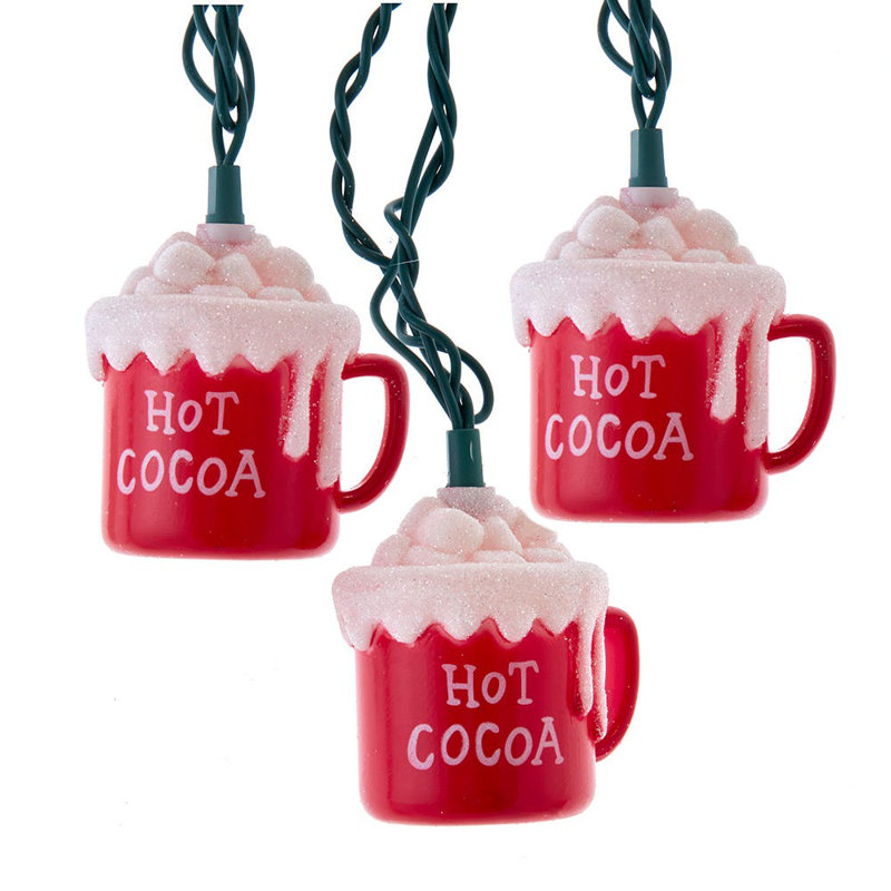 Kurt Adler Hot Cocoa Light Set - Thumbnail 2
