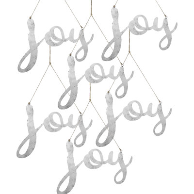 8.3'' Metal Holiday Shaped Ornament