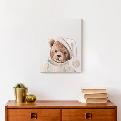 Bedtime Teddy, reproduction sur toile