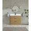 Meuble-lavabo simple 42 po avec plateau en quartz Calamigo