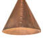 Luminaire suspendu 1 lumière à cône simple