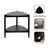 Knowlton Wooden Triangle Living Room Side Table