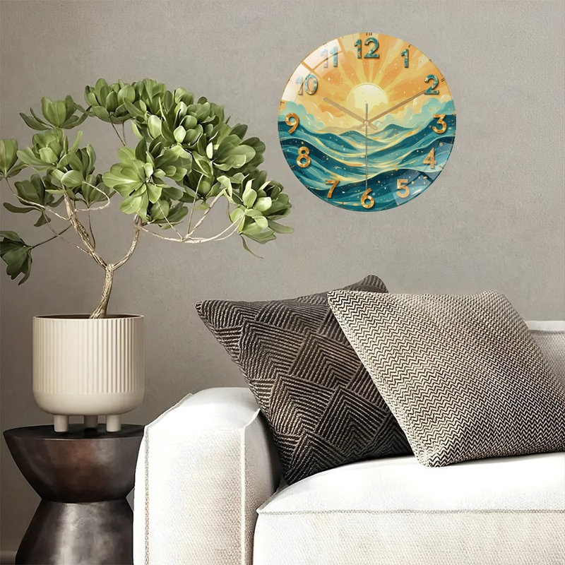 Horloge murale 12 po