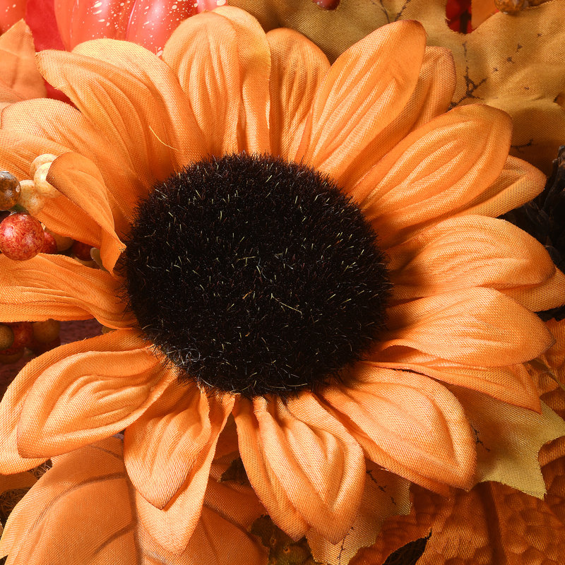 Panier à vêtements tournesols