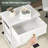3 Fabric Drawers Nightstand With Metal Frame Set Of 2-1887628312