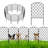 24'' H x 13'' W Black Metal Fence Panels Included
