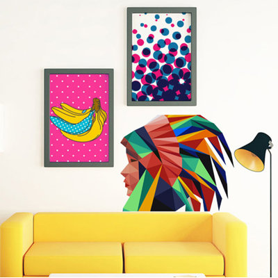 Adhésif décoratif indien
