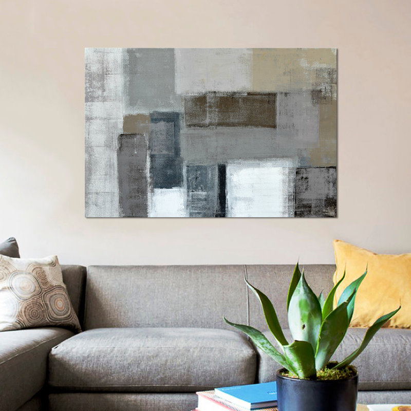 « the labyrinthe », impression sur toile, H 8 po x l 12 po x P 0,75 po, Toile tendue, Pas de tapis