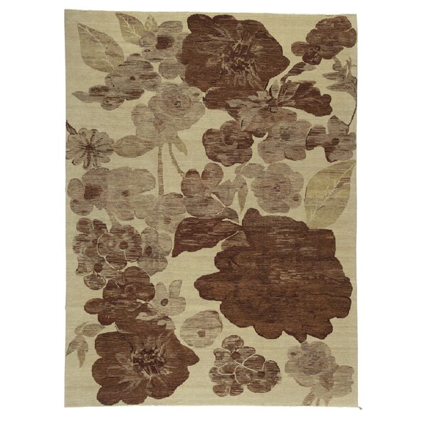 Bokara Rug Co., Inc. Hand-knotted High-quality Ivory Area Rug 