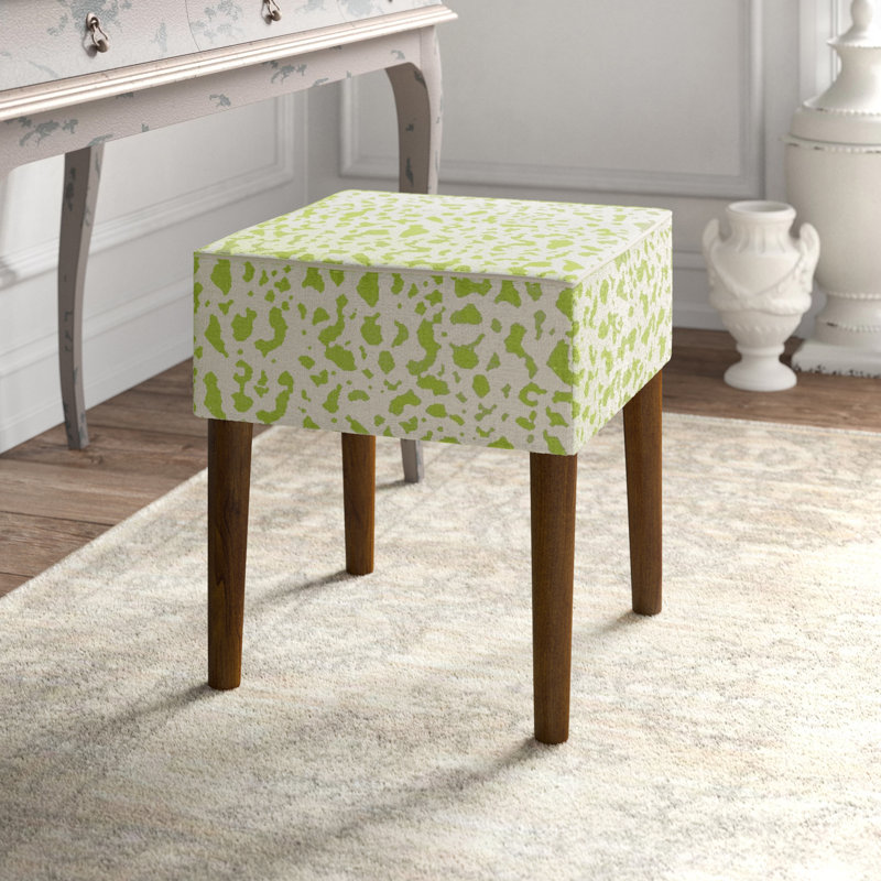 Tabouret de coiffeuse Auriyana, Vert chartreuse