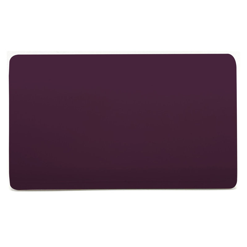 Trendi Switch Double Blanking Plate, Plum