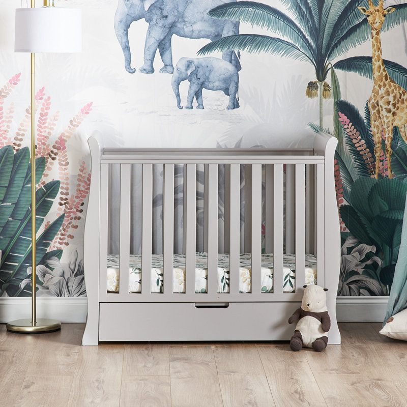 Stamford Space Saver Cot, Warm Grey