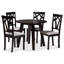 Ensemble repas pour quatre personnes