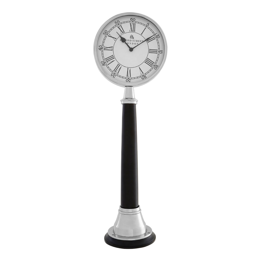 Roman Numeral Mechanical Tabletop Clock in