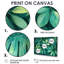 «Green Rainforest Canopy Leaves» - art mural feuilles-467753739-467753740-467753782