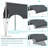 Double-Sided Outdoor Patio Manual Awning-129438280