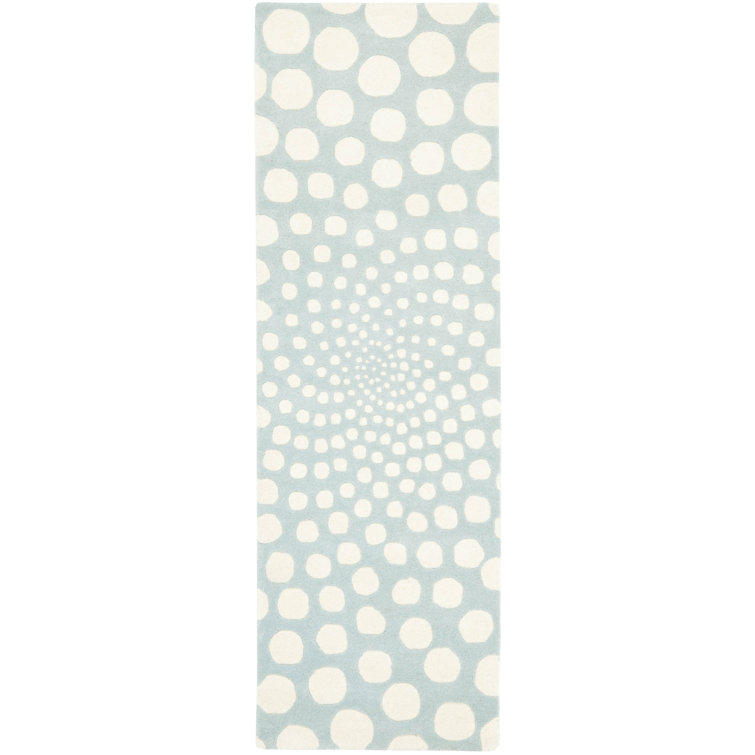 Candelo Soho Hand Tufted Wool And Viscose Polka Dots Rug