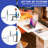 Lazaria Adjustable L-Shaped Computer Desk with Power Outlet-1395834881
