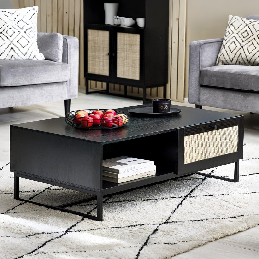 Reese Trestle Coffee Table with Storage
