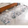 Chimeng Kalia Modern Abstract Gray Blue Area Rug