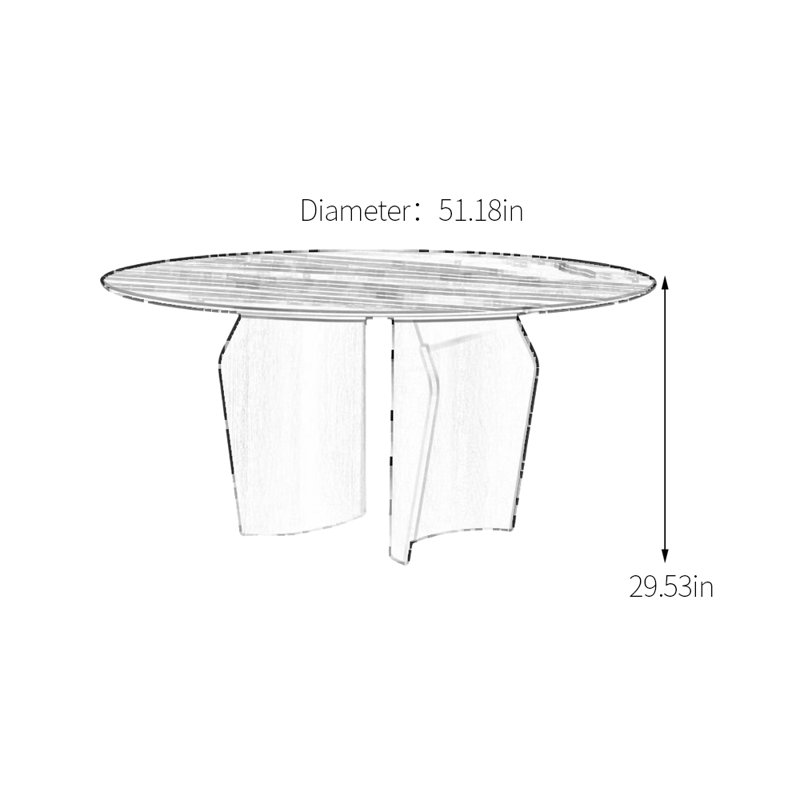 Duarte, 29.53"H x 51.18"L x 51.18"W