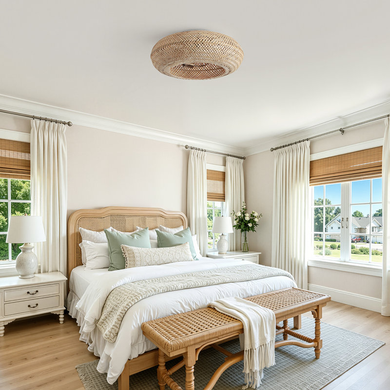 Ventilateur de plafond 20 po avec cage Boho