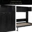 Lit escamotable double avec armoires de rangement