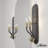 Merlin Aluminum Candle Wall Light-78567102