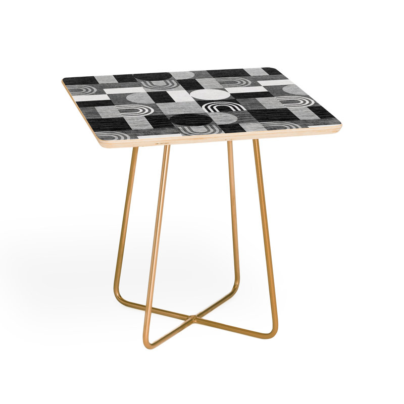 Table de bout à pieds croisés, Vert