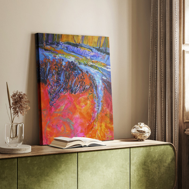 Vibrant Flow I - Gallery Cavas, H 18 po x l 12 po